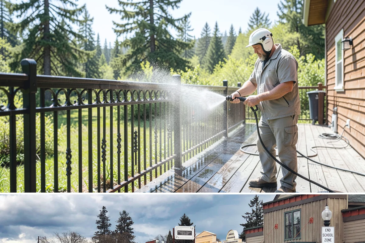 Exterior House Cleaning in Roy, Pierce County, WA - Plan for the warmer months of late spring to early autumn when surfaces dry quickly between cleaning steps.