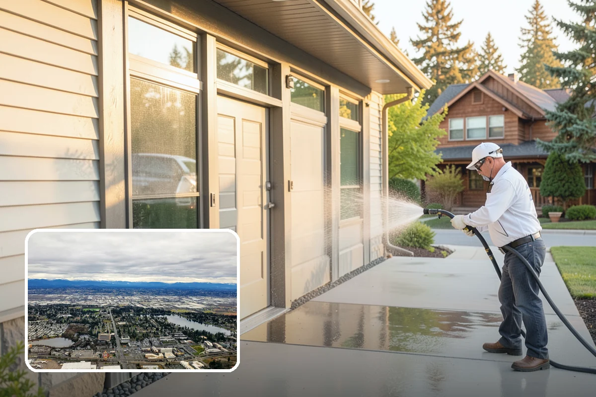 Exterior House Cleaning in SeaTac, King County, WA - Covers the whole envelope, not just the obvious walls