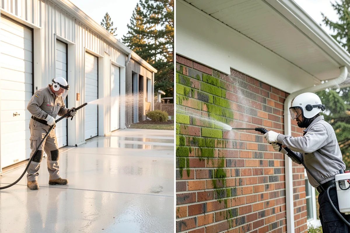 Exterior House Cleaning in SeaTac, King County, WA - Walk the perimeter and map every surface needing attention