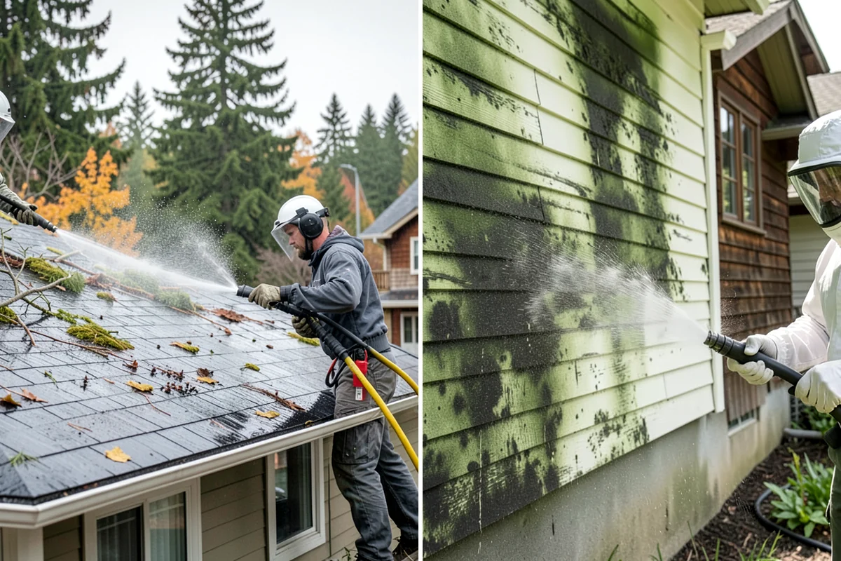 Exterior House Cleaning in Seattle, King County, WA - Walk the perimeter and map every surface needing attention