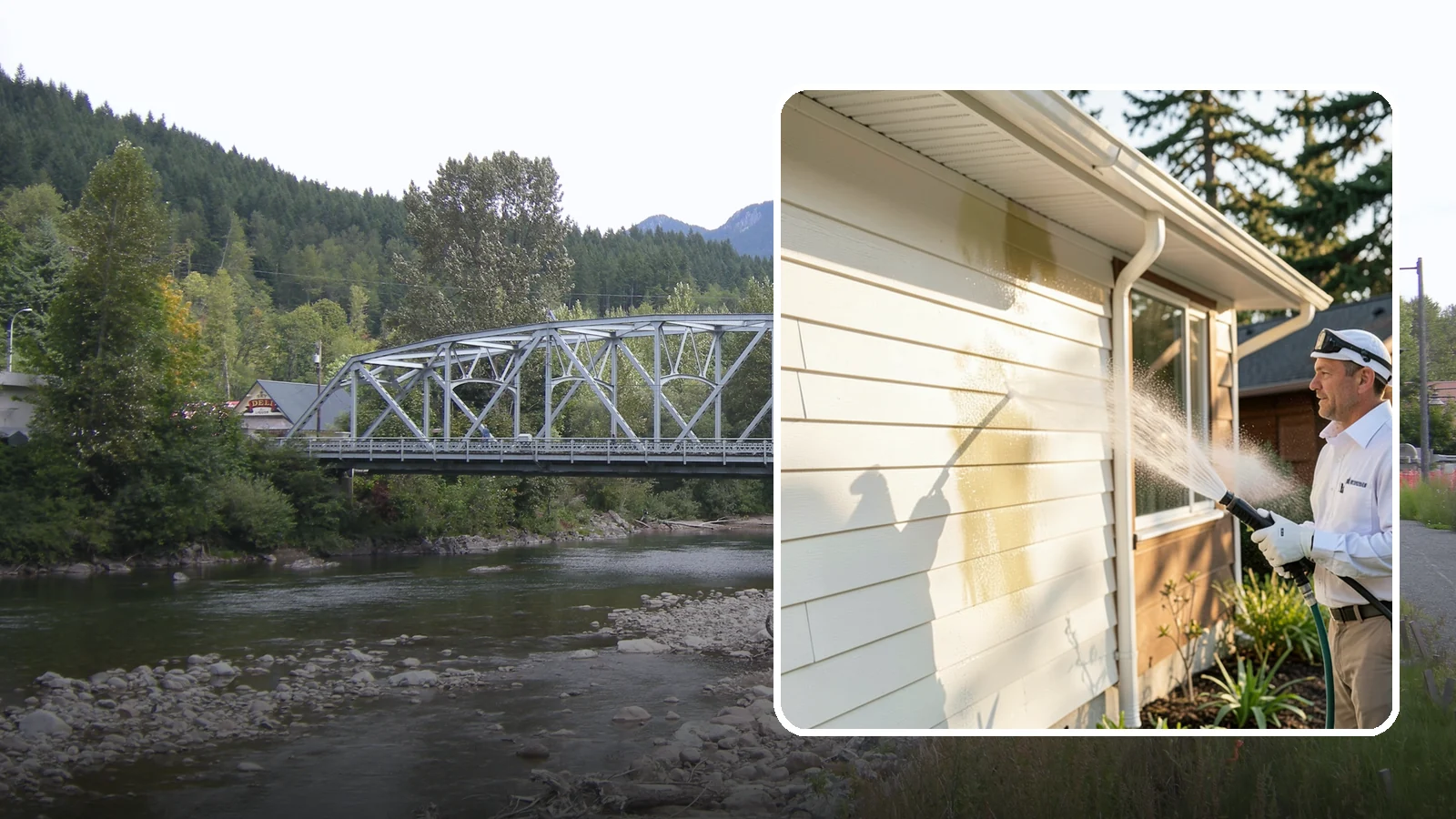 Exterior House Cleaning in Skykomish, King County, WA - Exterior house cleaning tackles the full outside of your home, from siding and soffits to trim and entry areas dulled by...