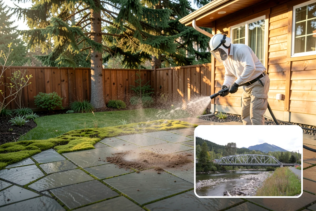Exterior House Cleaning in Skykomish, King County, WA - Covers the whole envelope, not just the obvious walls