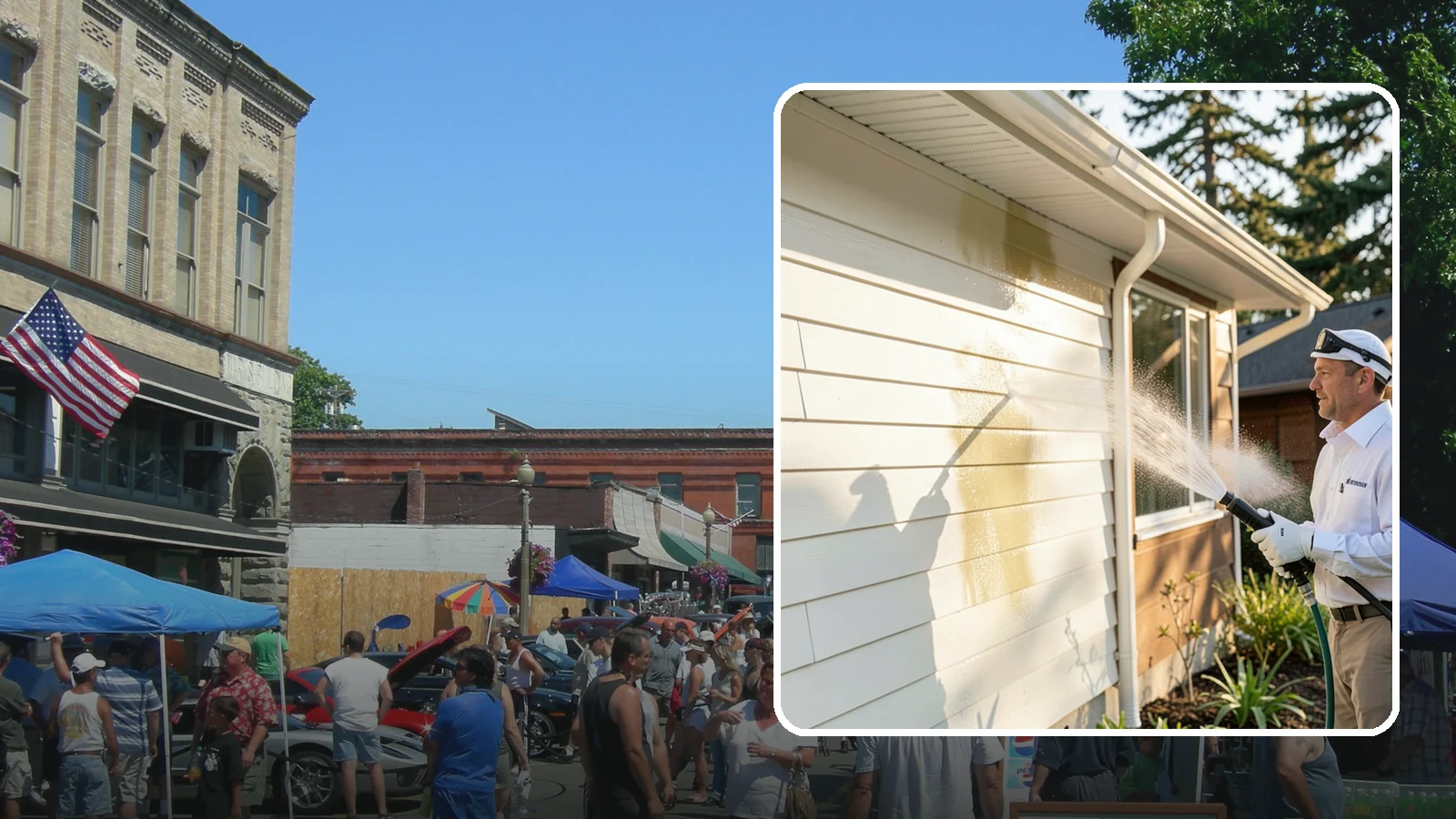 Exterior House Cleaning in Snohomish, Snohomish County, WA - Exterior house cleaning tackles the full outside of your home, from siding and soffits to trim and entry areas dulled by...