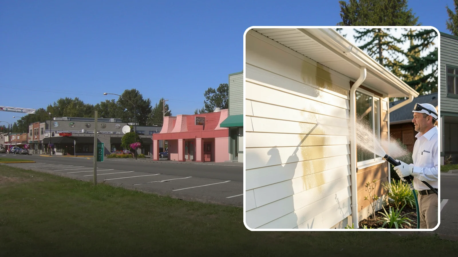 Exterior House Cleaning in Snoqualmie, King County, WA - Exterior house cleaning tackles the full outside of your home, from siding and soffits to trim and entry areas dulled by...