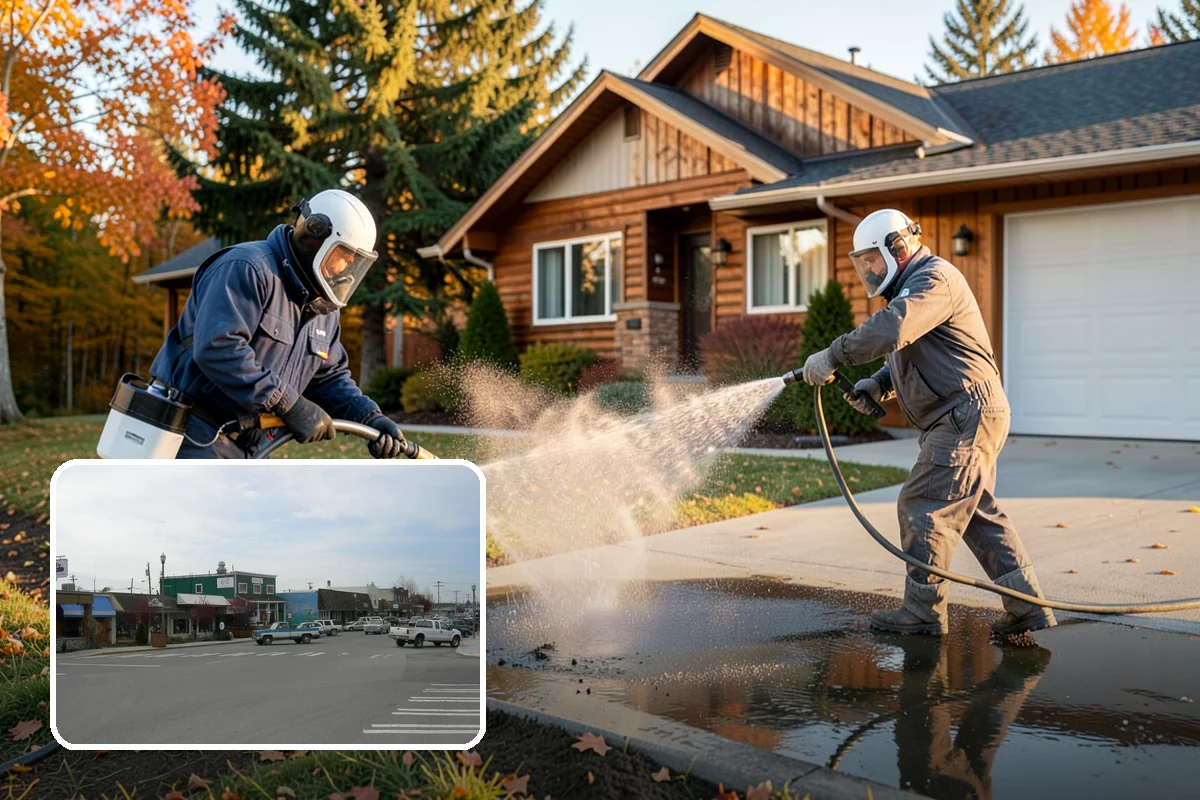 Exterior House Cleaning in Stanwood, Snohomish County, WA - Covers the whole envelope, not just the obvious walls
