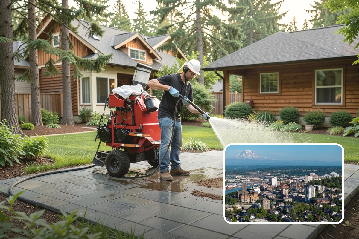 Exterior House Cleaning in Tacoma, Pierce County, WA - Covers the whole envelope, not just the obvious walls