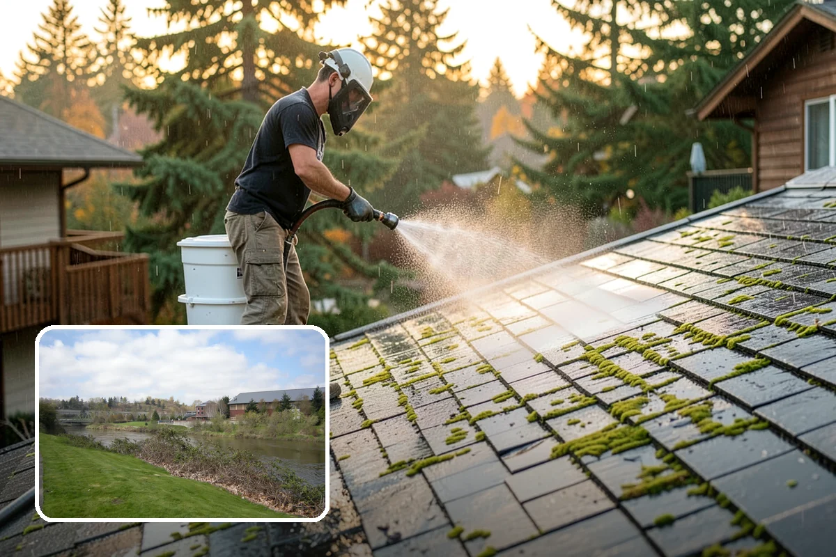 Exterior House Cleaning in Tukwila, King County, WA - Covers the whole envelope, not just the obvious walls