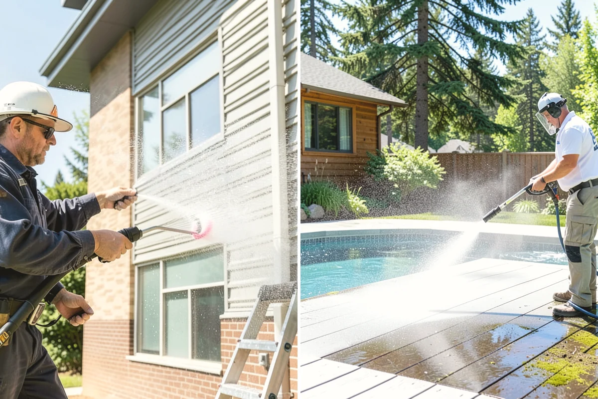 Exterior House Cleaning in Tukwila, King County, WA - Walk the perimeter and map every surface needing attention