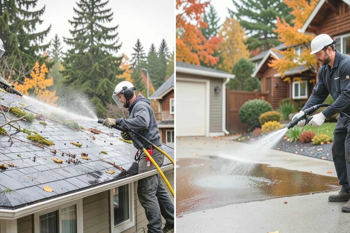Exterior House Cleaning in University Place, Pierce County, WA - Walk the perimeter and map every surface needing attention