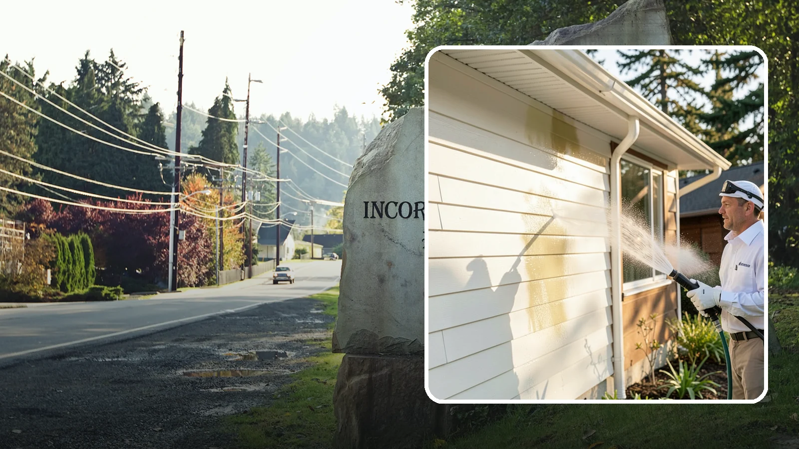 Exterior House Cleaning in Wilkeson, Pierce County, WA - Exterior house cleaning tackles the full outside of your home, from siding and soffits to trim and entry areas dulled by...