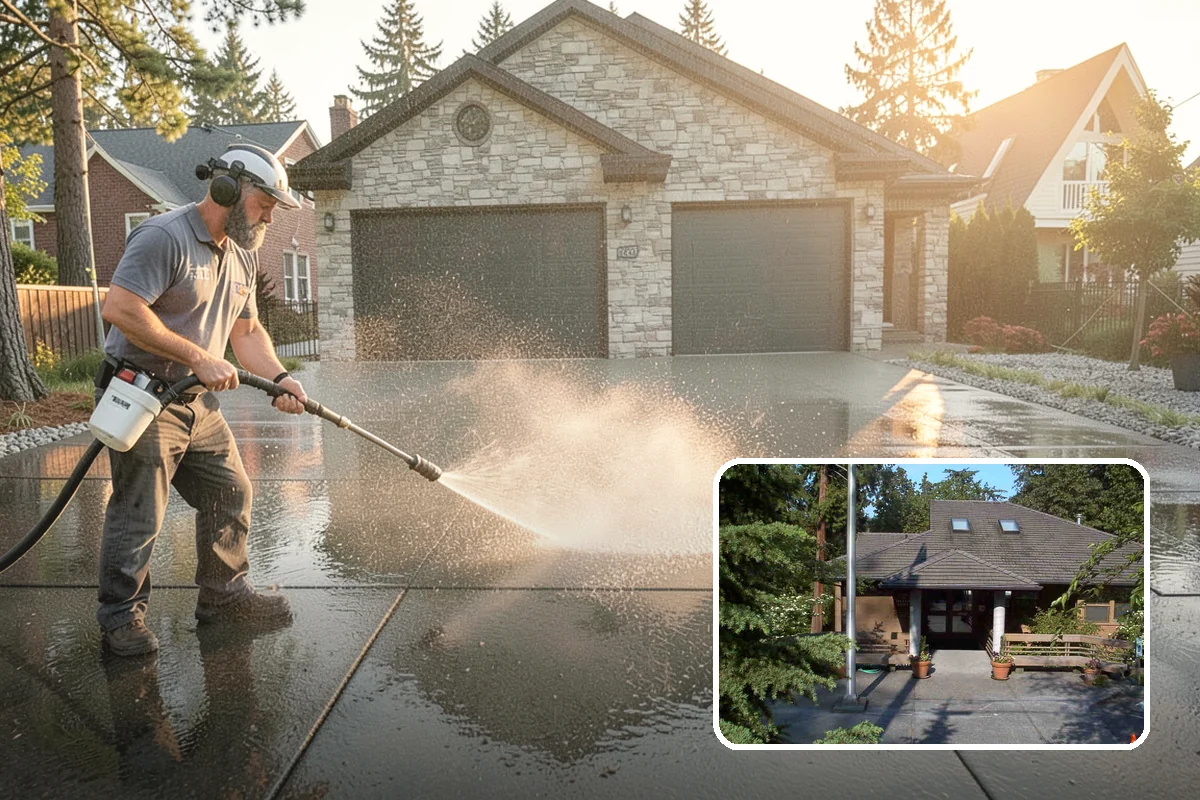 Exterior House Cleaning in Yarrow Point, King County, WA - Covers the whole envelope, not just the obvious walls