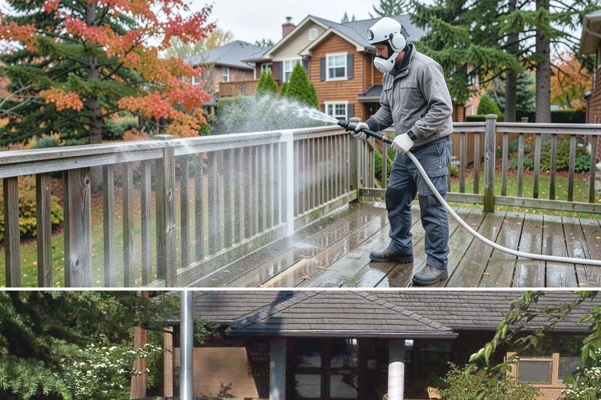 Exterior House Cleaning in Yarrow Point, King County, WA - Plan for the warmer months of late spring to early autumn when surfaces dry quickly between cleaning steps.