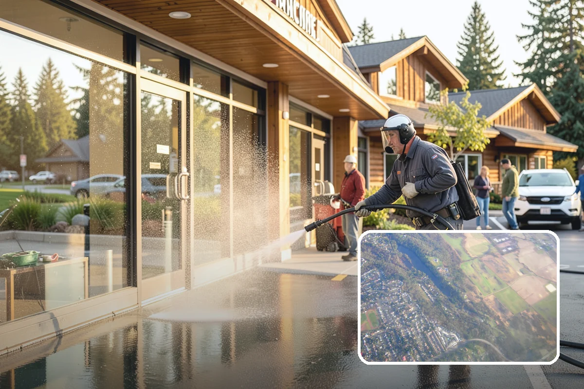 Exterior Light Fixture Cleaning in Algona, King County, WA - Restores full brightness by clearing haze from glass panels
