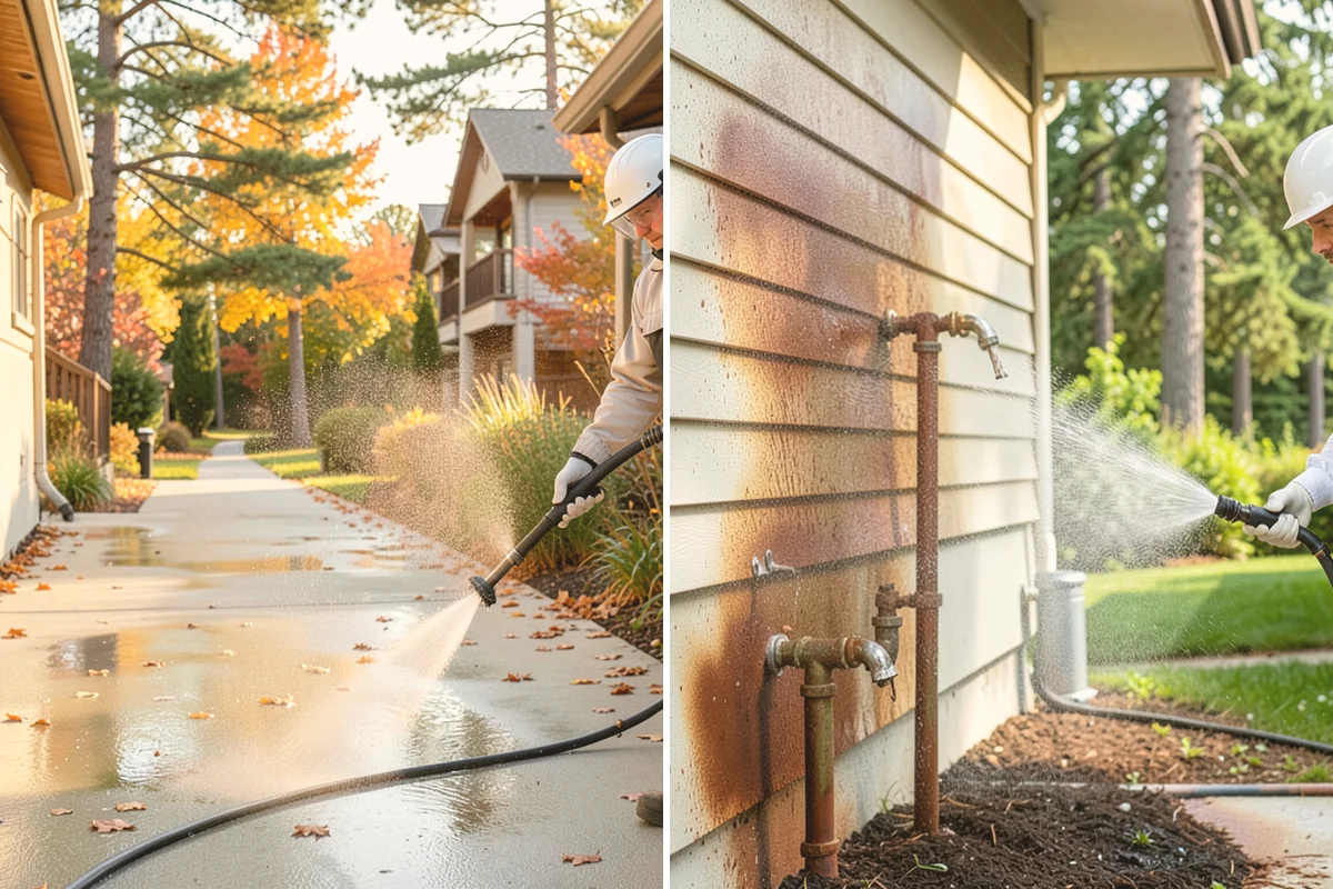Exterior Light Fixture Cleaning in Algona, King County, WA - Power-off confirmation and gentle debris removal