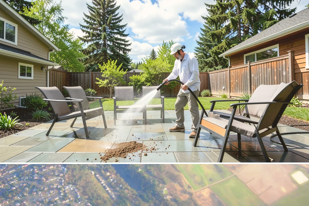 Exterior Light Fixture Cleaning in Algona, King County, WA - Late summer is a great time to clear the season's insect debris before shorter Northwest days rely on outdoor lighting.
