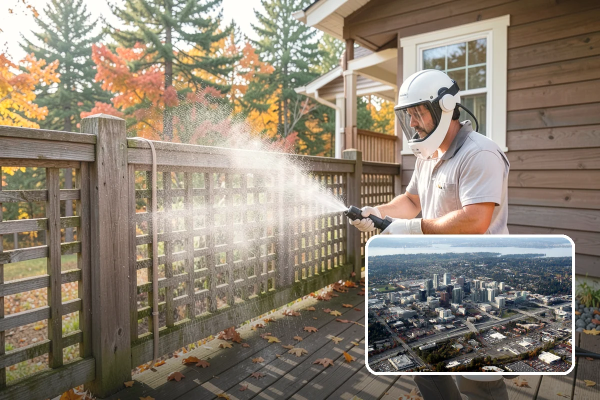 Exterior Light Fixture Cleaning in Bellevue, King County, WA - Restores full brightness by clearing haze from glass panels