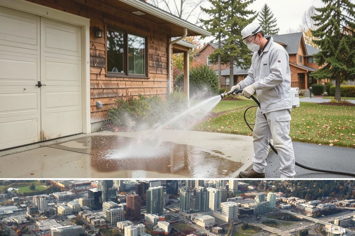 Exterior Light Fixture Cleaning in Bellevue, King County, WA - Late summer is a great time to clear the season's insect debris before shorter Northwest days rely on outdoor lighting.