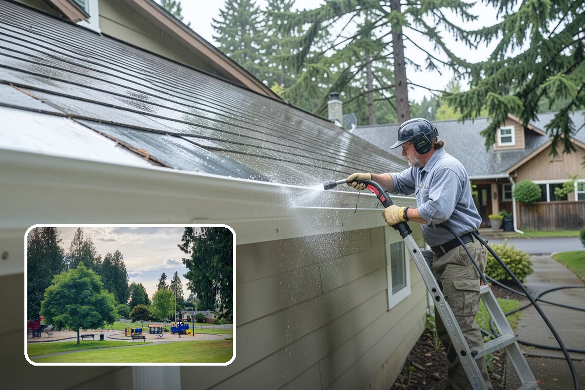 Exterior Light Fixture Cleaning in Bonney Lake, Pierce County, WA - Restores full brightness by clearing haze from glass panels