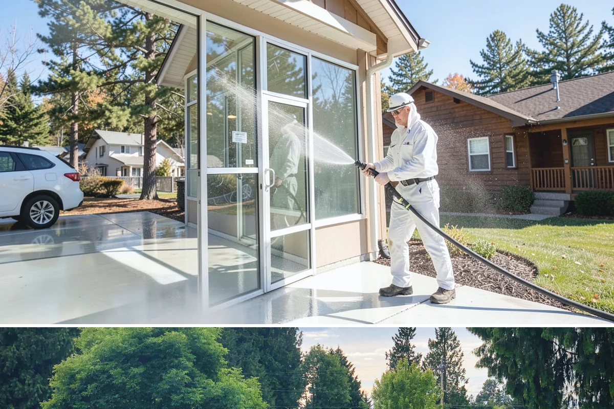 Exterior Light Fixture Cleaning in Bonney Lake, Pierce County, WA - Late summer is a great time to clear the season's insect debris before shorter Northwest days rely on outdoor lighting.