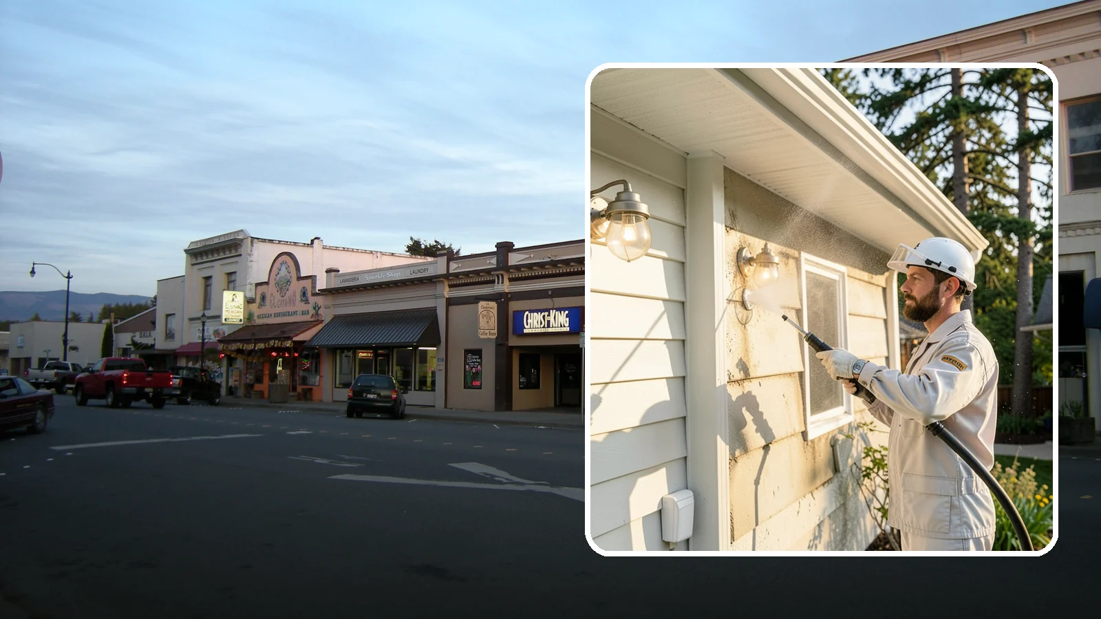 Exterior Light Fixture Cleaning in Burlington, Skagit County, WA - We hand clean porch and coach lights to clear cobwebs, insect debris, and oxidation from glass and metal fixtures.
