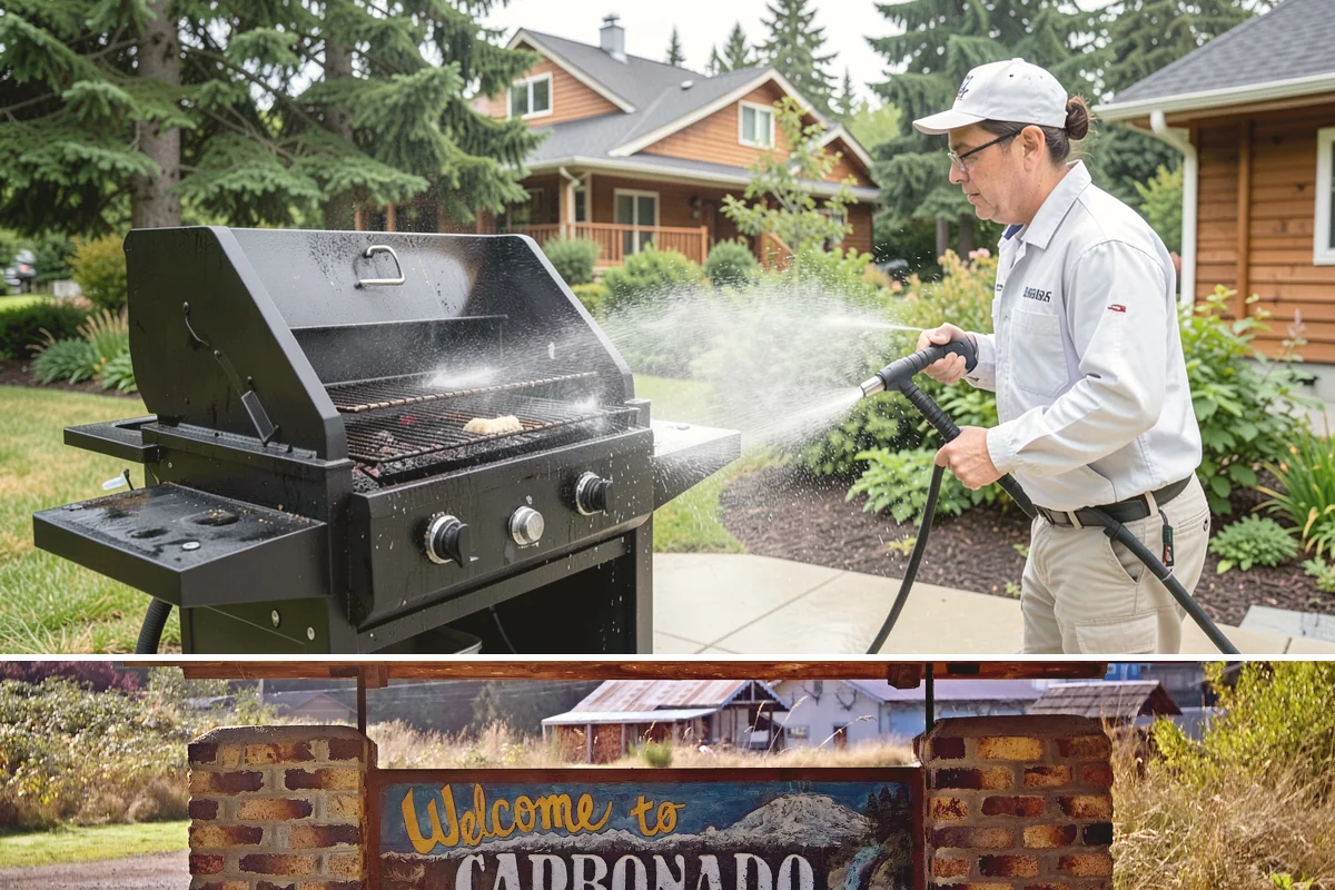 Exterior Light Fixture Cleaning in Carbonado, Pierce County, WA - Late summer is a great time to clear the season's insect debris before shorter Northwest days rely on outdoor lighting.