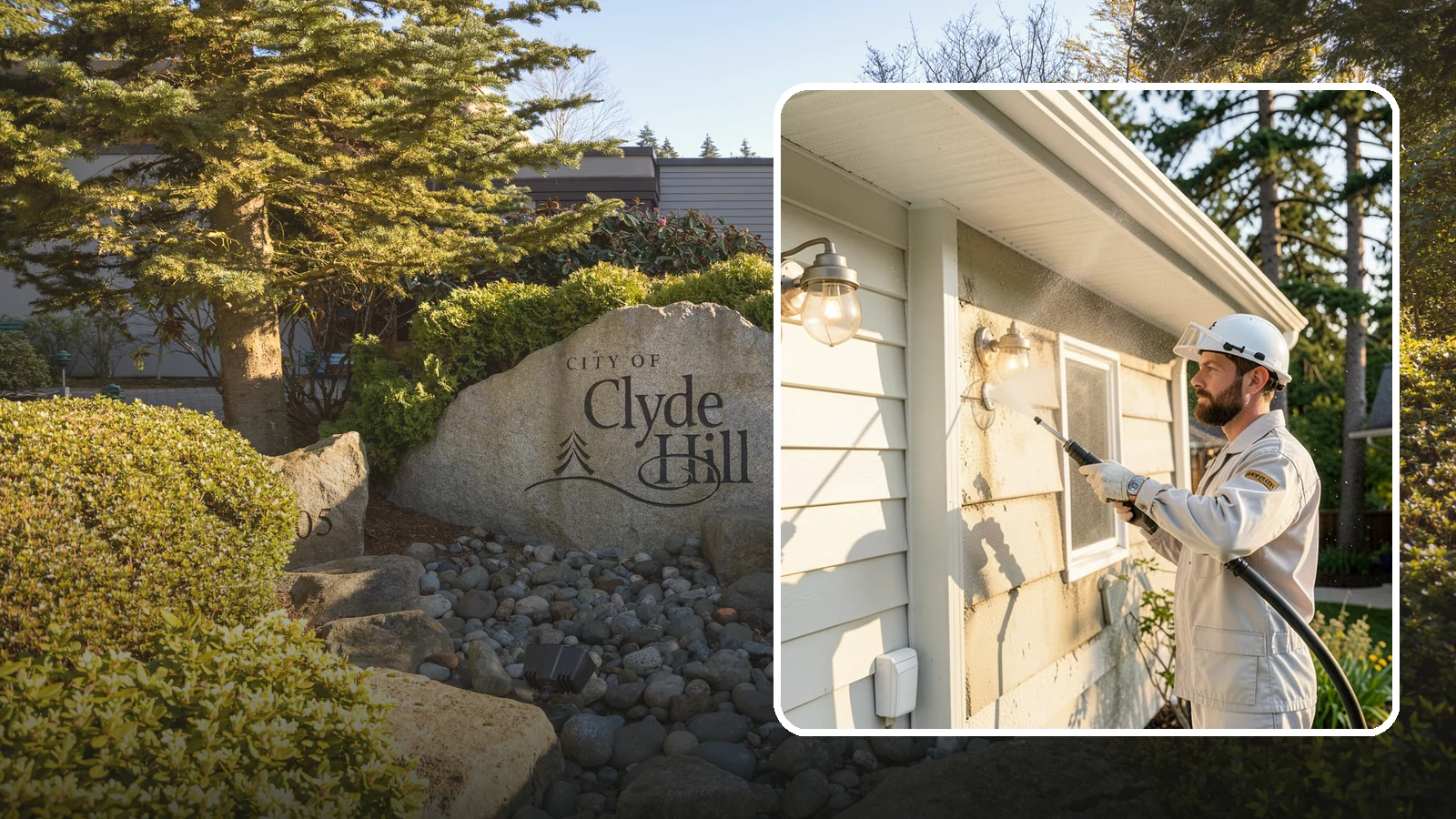 Exterior Light Fixture Cleaning in Clyde Hill, King County, WA - We hand clean porch and coach lights to clear cobwebs, insect debris, and oxidation from glass and metal fixtures.