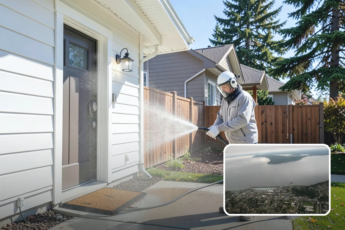 Exterior Light Fixture Cleaning in Des Moines, King County, WA - Restores full brightness by clearing haze from glass panels