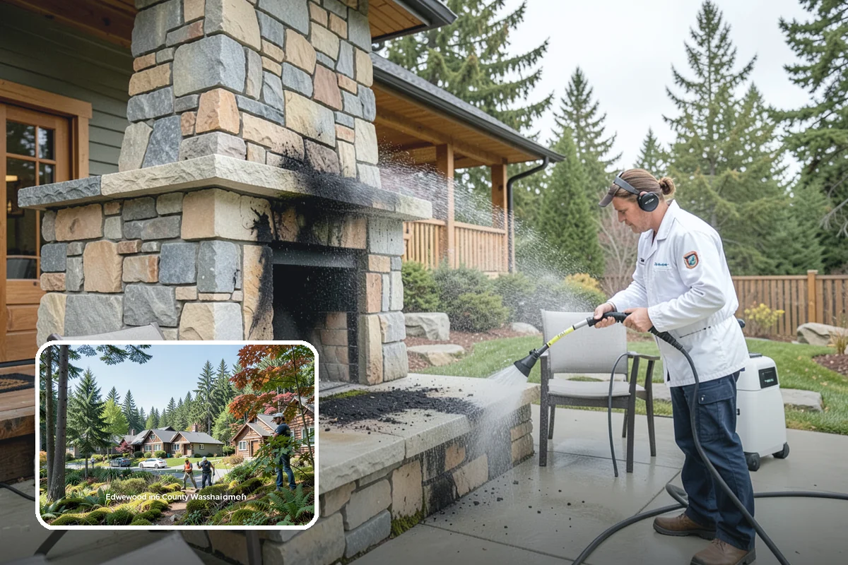 Exterior Light Fixture Cleaning in Edgewood, Pierce County, WA - Restores full brightness by clearing haze from glass panels