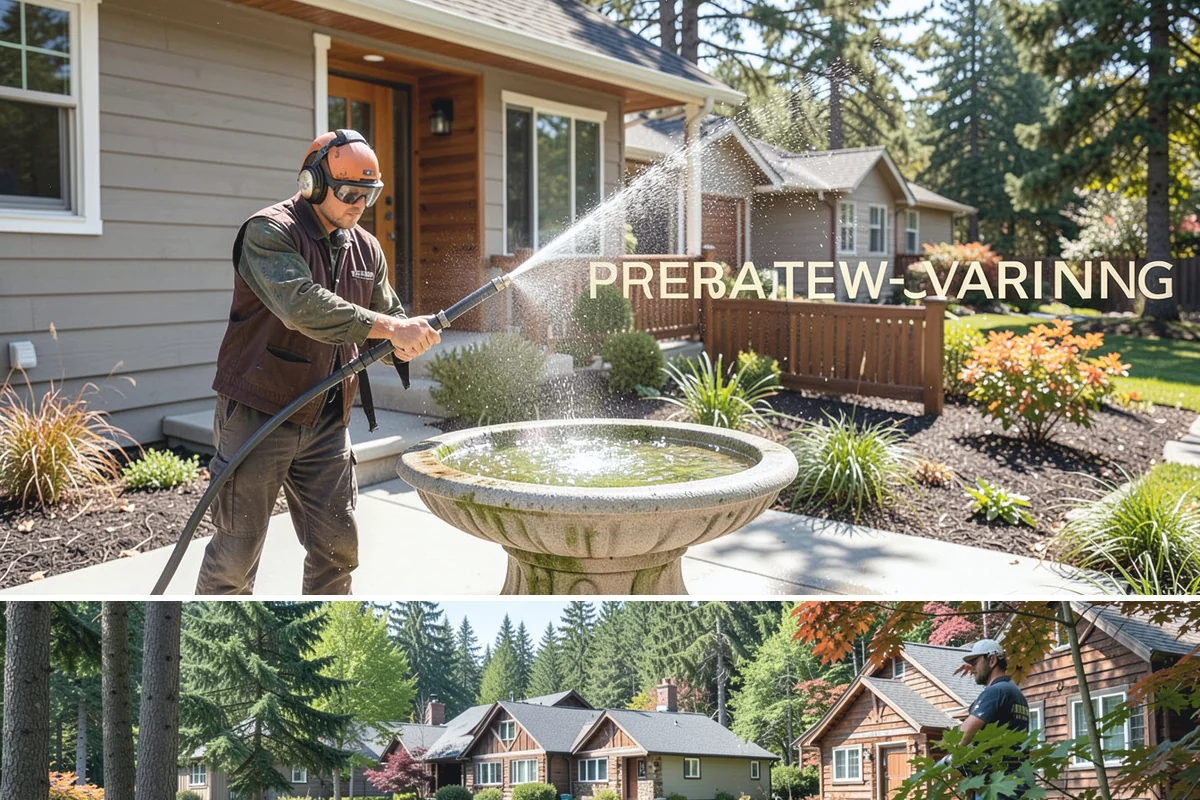 Exterior Light Fixture Cleaning in Edgewood, Pierce County, WA - Late summer is a great time to clear the season's insect debris before shorter Northwest days rely on outdoor lighting.