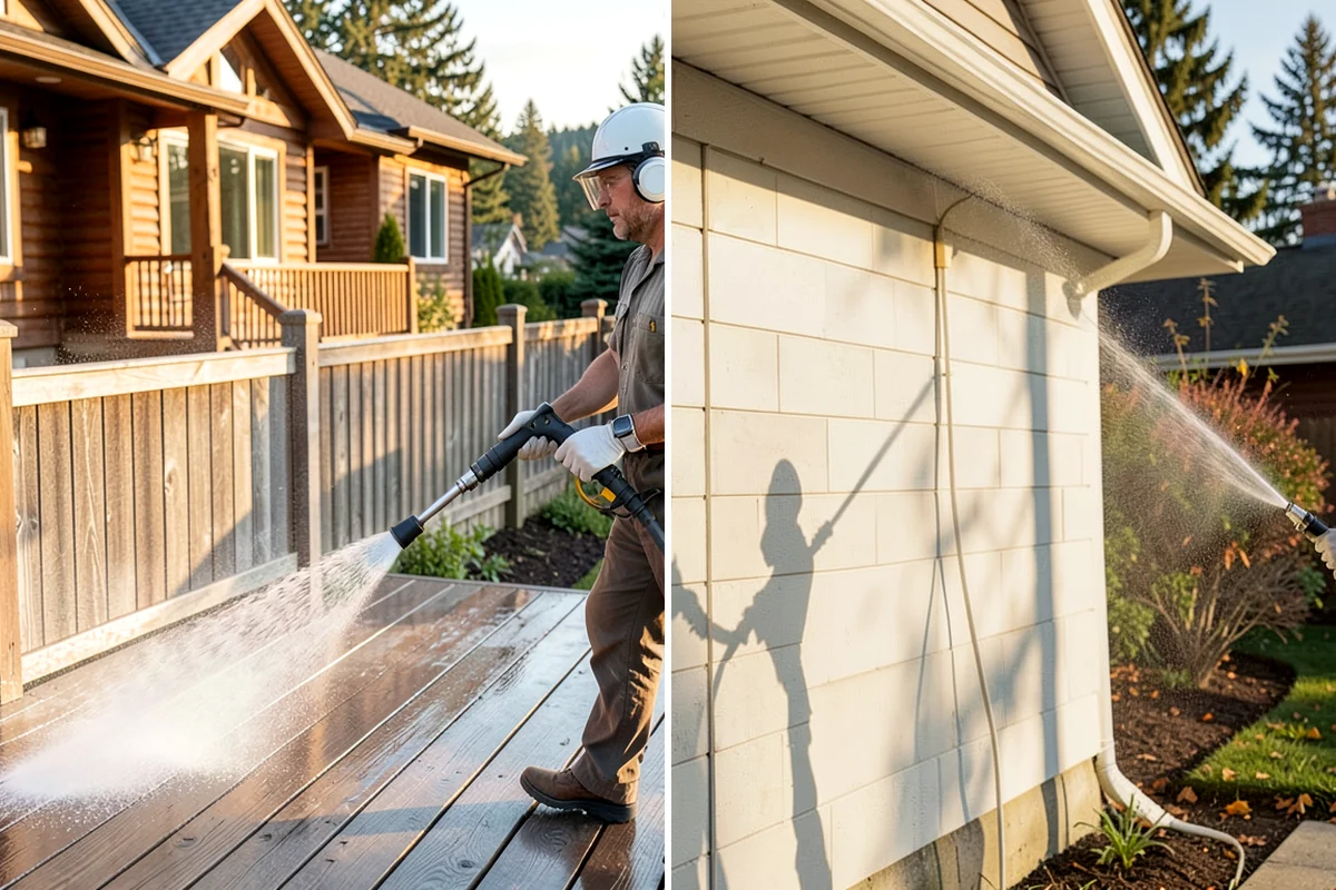 Exterior Light Fixture Cleaning in Federal Way, King County, WA - Power-off confirmation and gentle debris removal