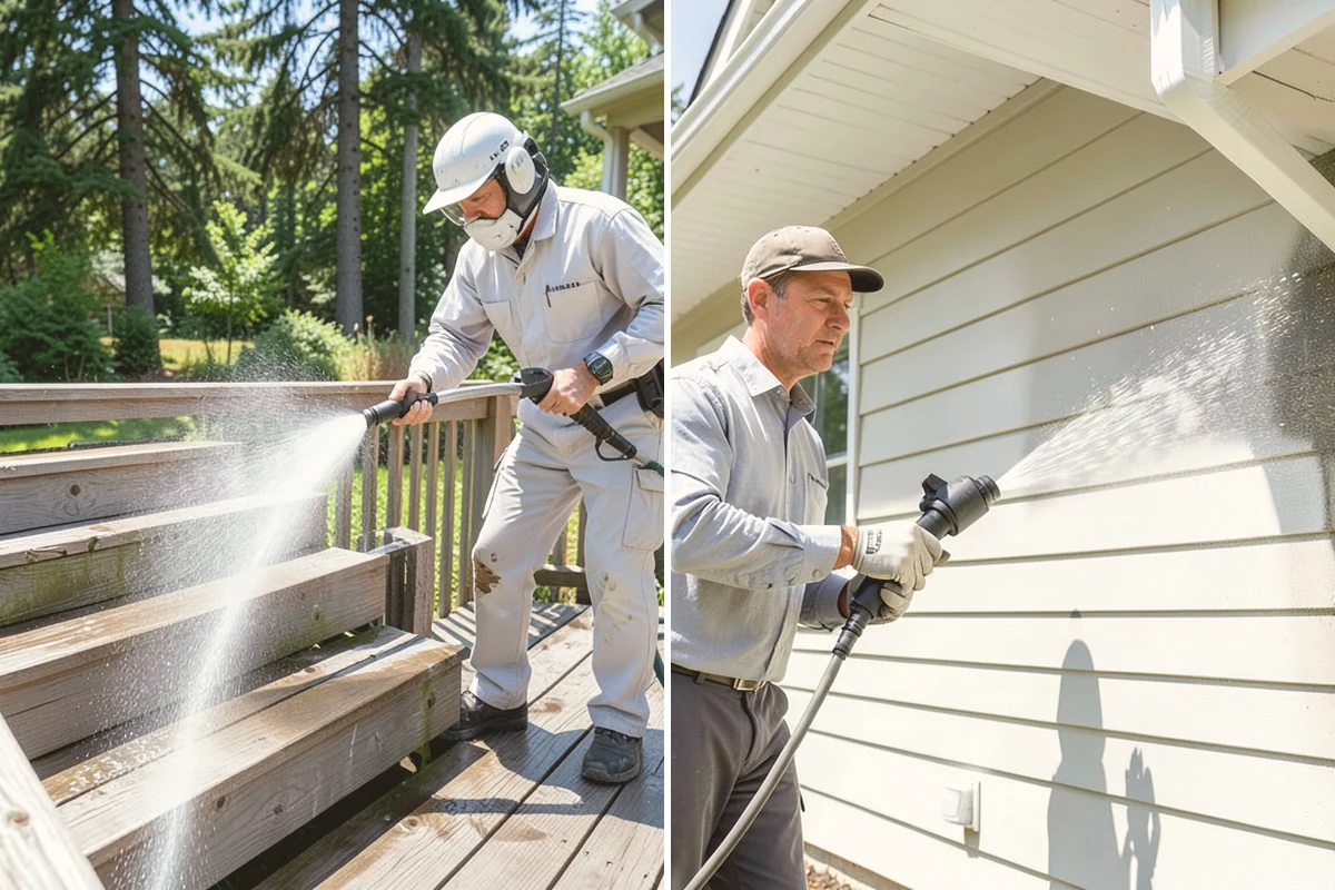 Exterior Light Fixture Cleaning in Fife, Pierce County, WA - Power-off confirmation and gentle debris removal