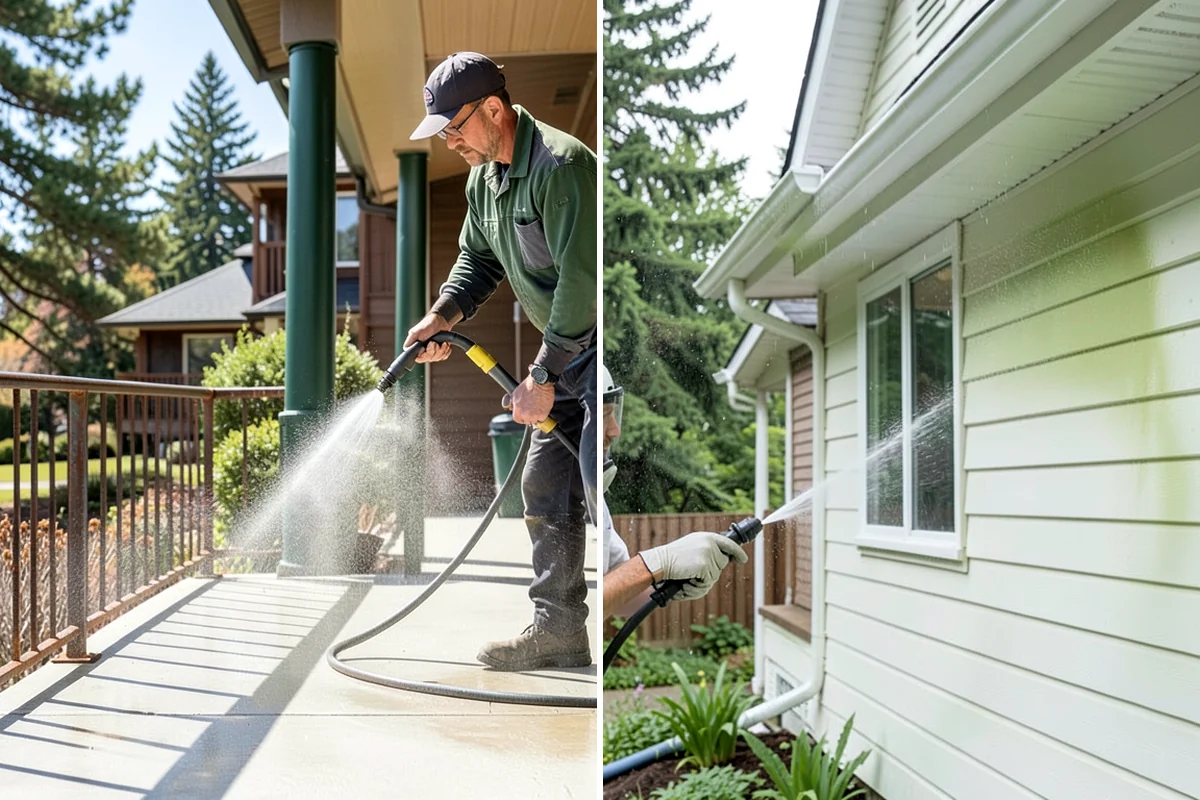 Exterior Light Fixture Cleaning in Gig Harbor, Pierce County, WA - Power-off confirmation and gentle debris removal