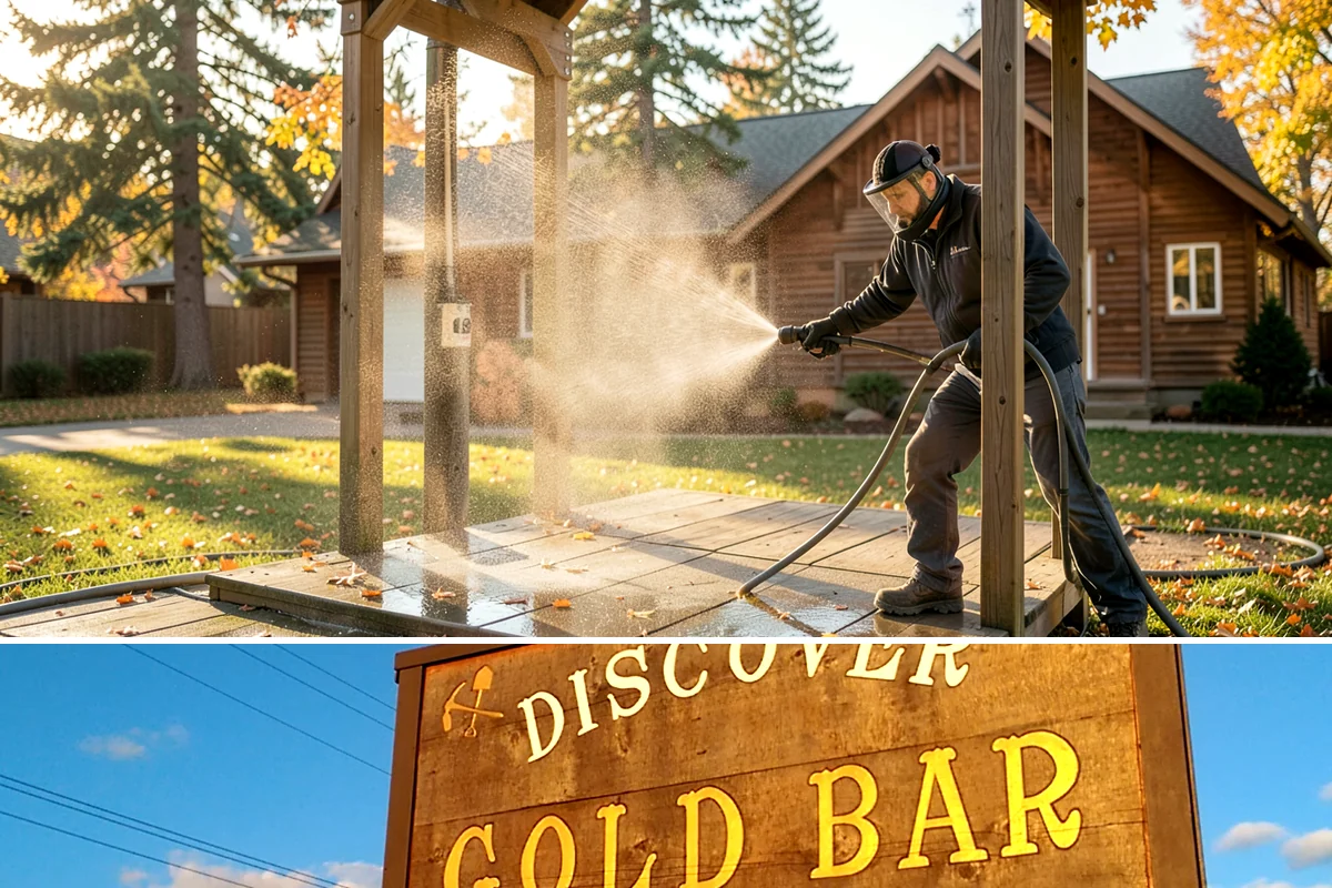 Exterior Light Fixture Cleaning in Gold Bar, Snohomish County, WA - Late summer is a great time to clear the season's insect debris before shorter Northwest days rely on outdoor lighting.