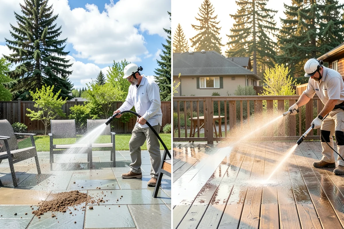 Exterior Light Fixture Cleaning in Hunts Point, King County, WA - Power-off confirmation and gentle debris removal