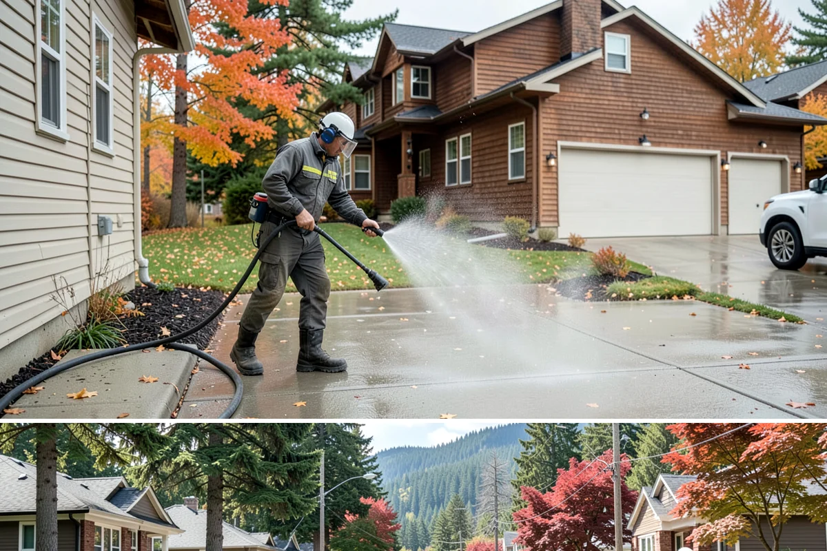 Exterior Light Fixture Cleaning in Hunts Point, King County, WA - Late summer is a great time to clear the season's insect debris before shorter Northwest days rely on outdoor lighting.
