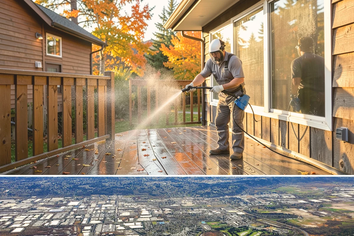 Exterior Light Fixture Cleaning in Kent, King County, WA - Late summer is a great time to clear the season's insect debris before shorter Northwest days rely on outdoor lighting.