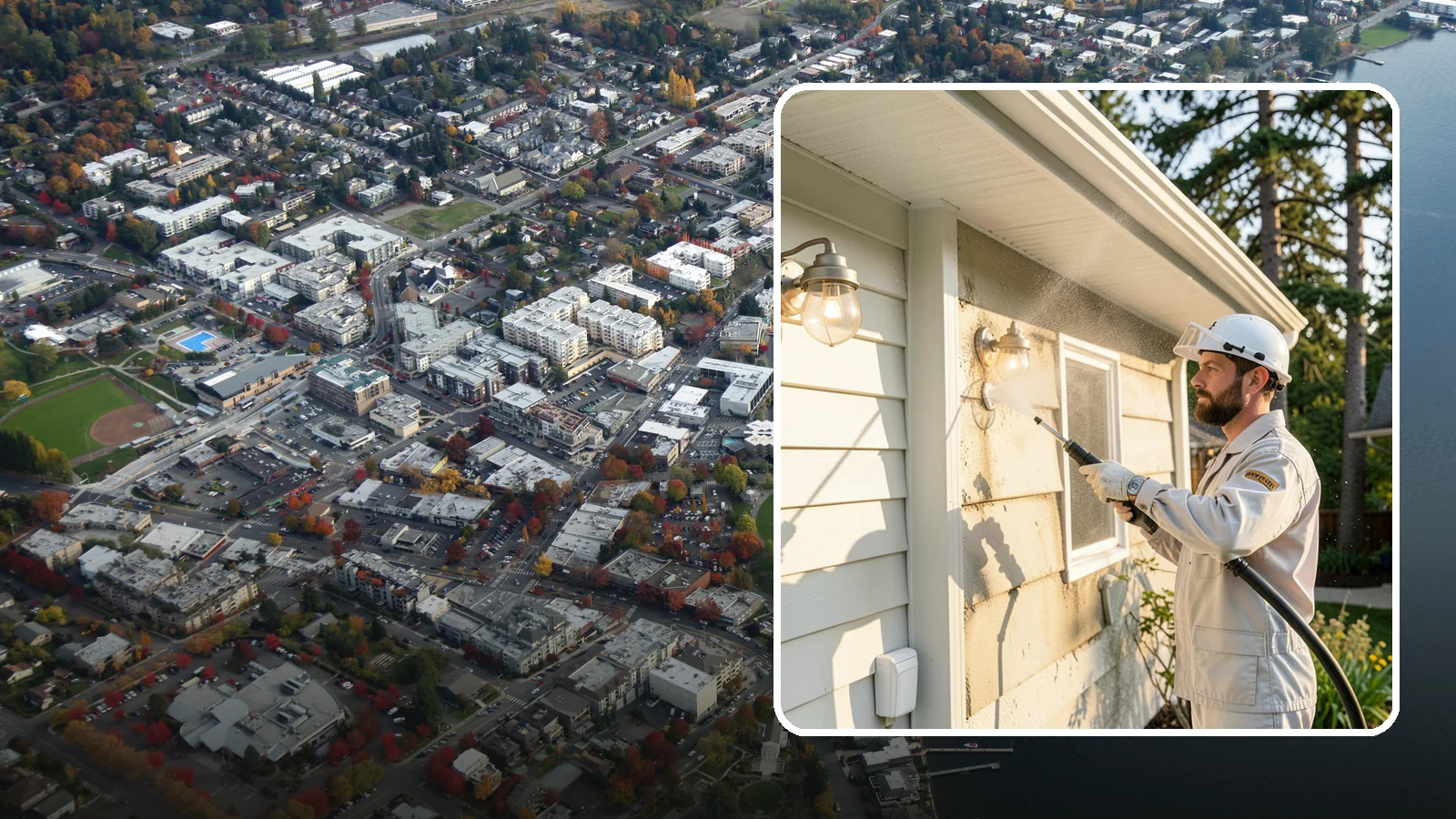 Exterior Light Fixture Cleaning in Kirkland, King County, WA - We hand clean porch and coach lights to clear cobwebs, insect debris, and oxidation from glass and metal fixtures.
