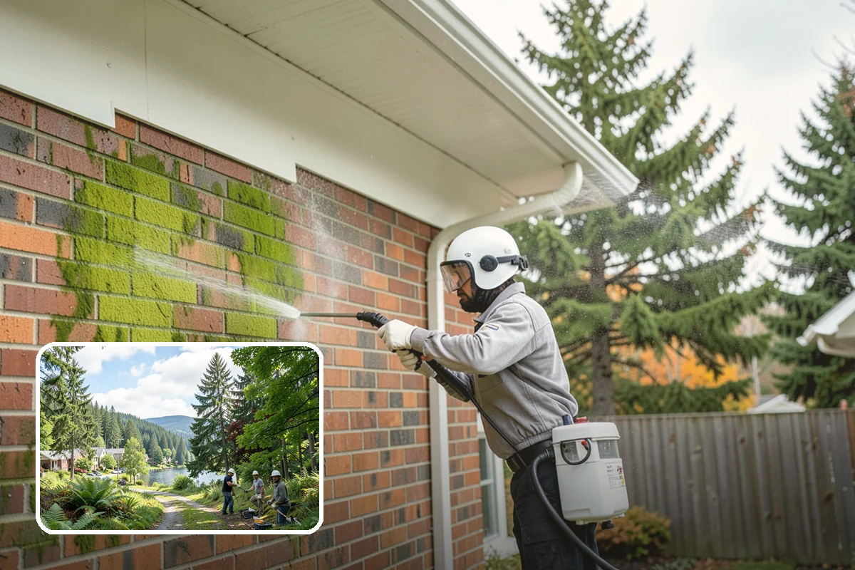 Exterior Light Fixture Cleaning in Lake Forest Park, King County, WA - Restores full brightness by clearing haze from glass panels
