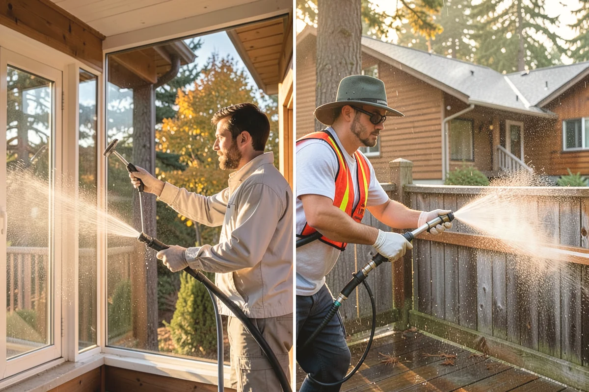 Exterior Light Fixture Cleaning in Lake Stevens, Snohomish County, WA - Power-off confirmation and gentle debris removal
