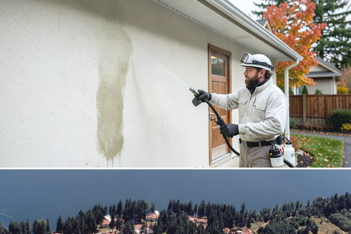 Exterior Light Fixture Cleaning in Lakewood, Pierce County, WA - Late summer is a great time to clear the season's insect debris before shorter Northwest days rely on outdoor lighting.