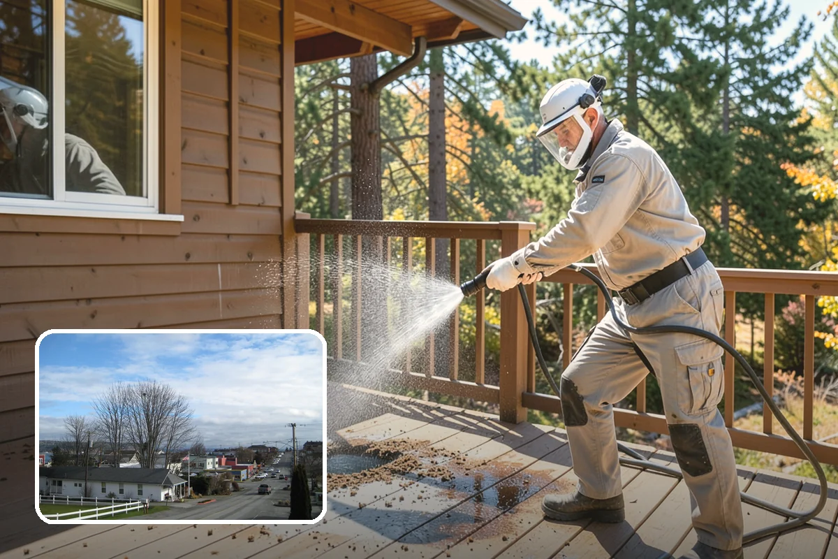 Exterior Light Fixture Cleaning in Langley, Island County, WA - Restores full brightness by clearing haze from glass panels