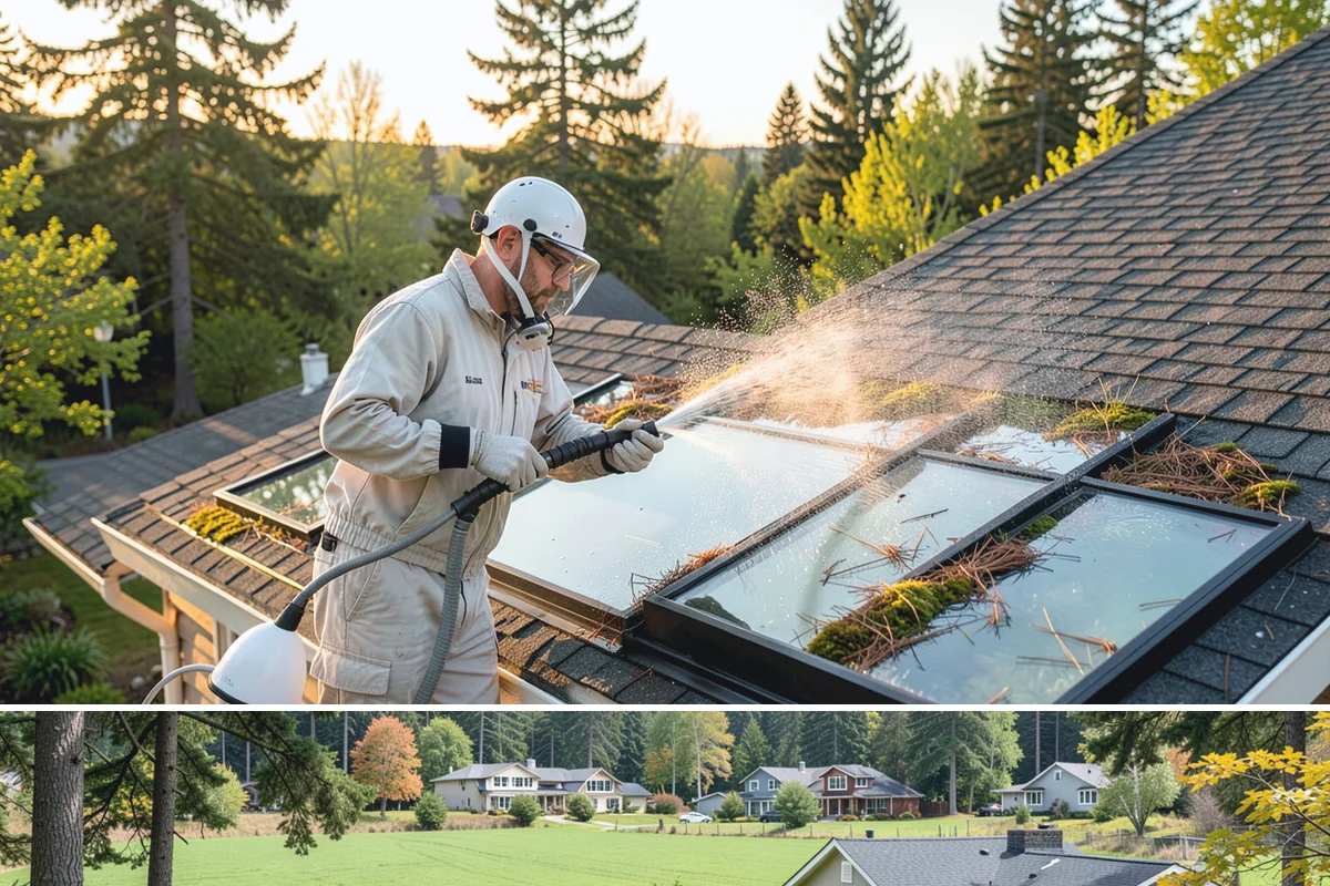 Exterior Light Fixture Cleaning in Lyman, Skagit County, WA - Late summer is a great time to clear the season's insect debris before shorter Northwest days rely on outdoor lighting.