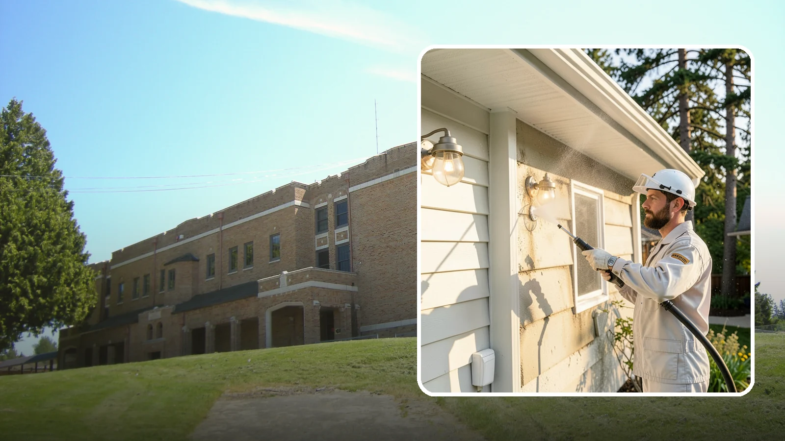Exterior Light Fixture Cleaning in Maple Valley, King County, WA - We hand clean porch and coach lights to clear cobwebs, insect debris, and oxidation from glass and metal fixtures.