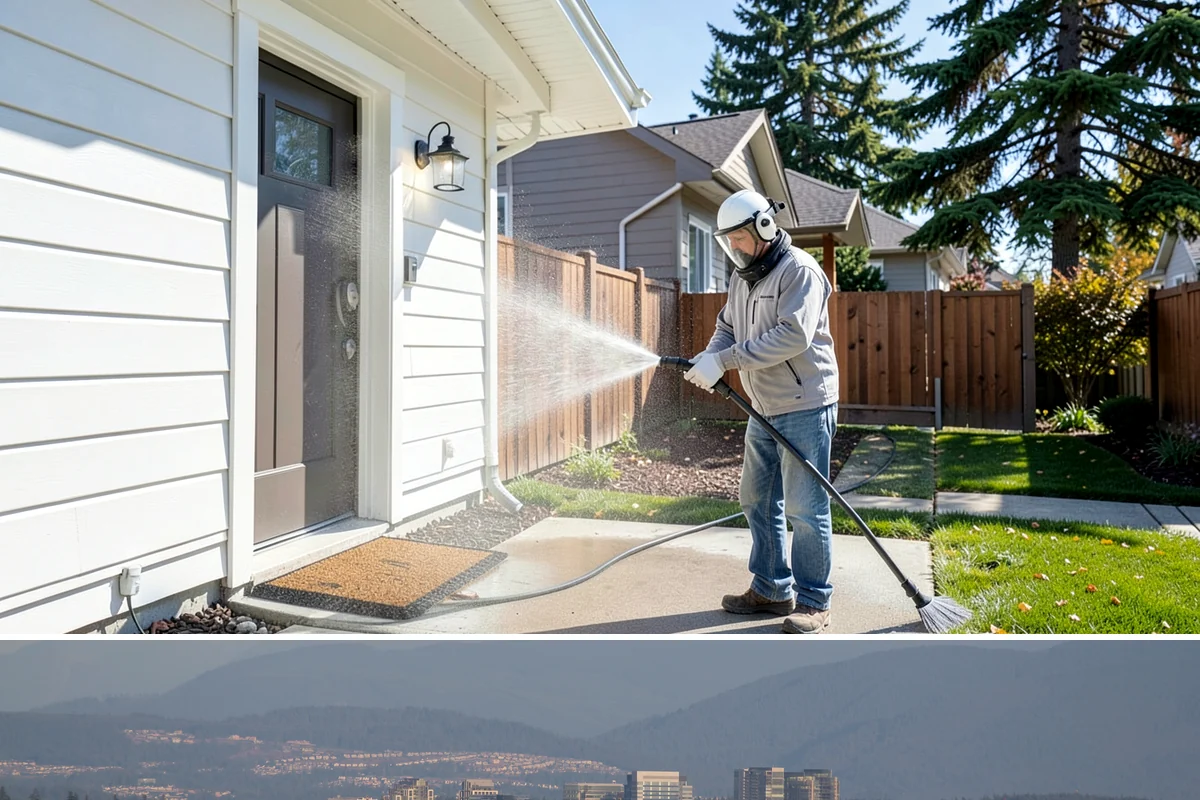 Exterior Light Fixture Cleaning in Medina, King County, WA - Late summer is a great time to clear the season's insect debris before shorter Northwest days rely on outdoor lighting.