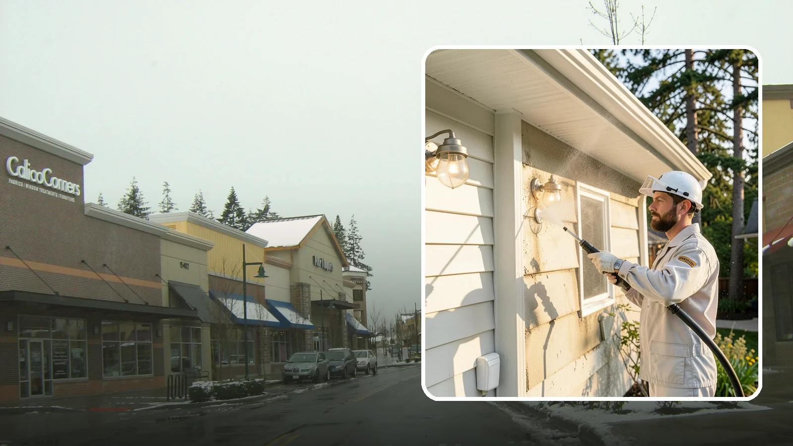 Exterior Light Fixture Cleaning in Mill Creek, Snohomish County, WA - We hand clean porch and coach lights to clear cobwebs, insect debris, and oxidation from glass and metal fixtures.