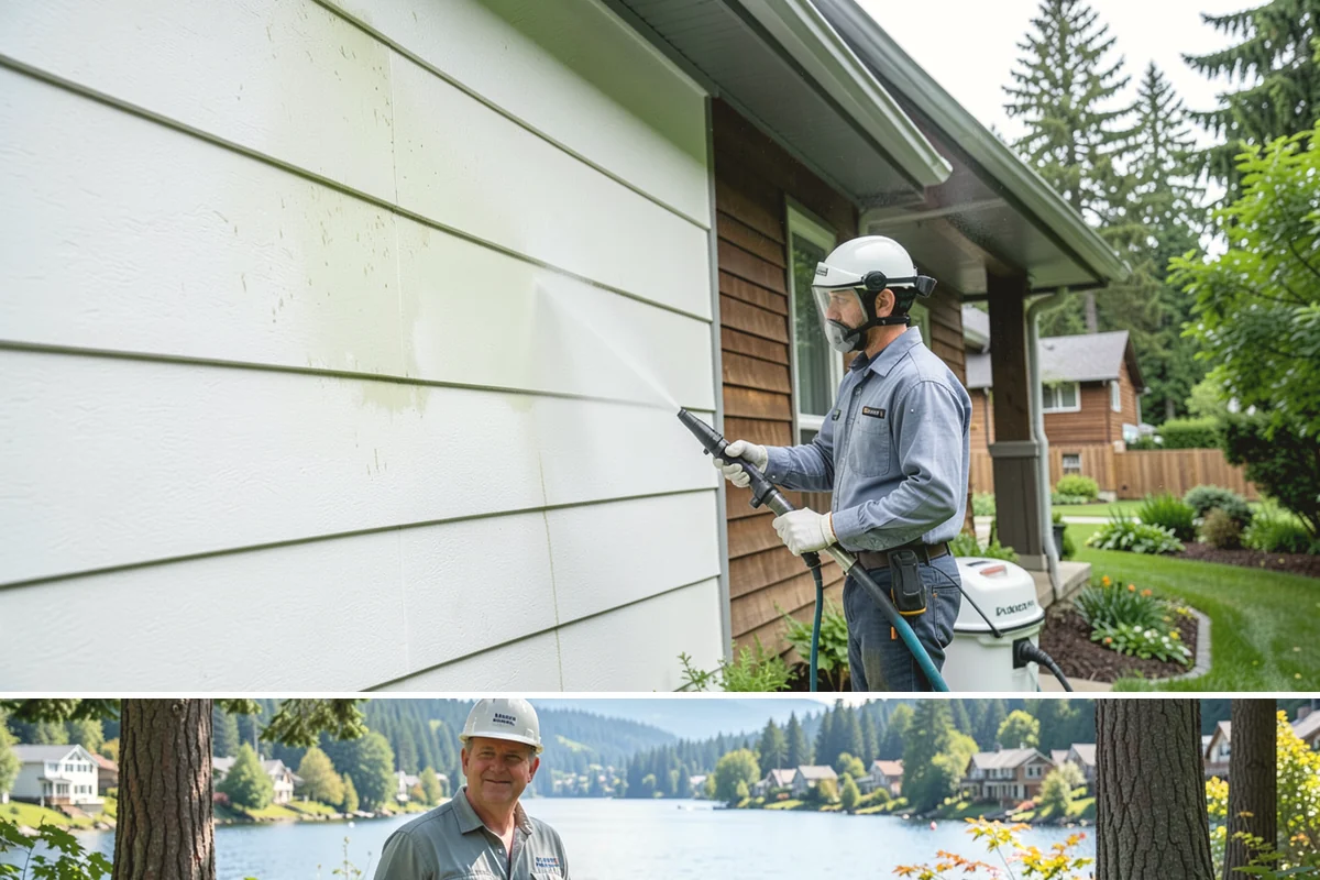 Exterior Light Fixture Cleaning in Milton, King County, WA - Late summer is a great time to clear the season's insect debris before shorter Northwest days rely on outdoor lighting.
