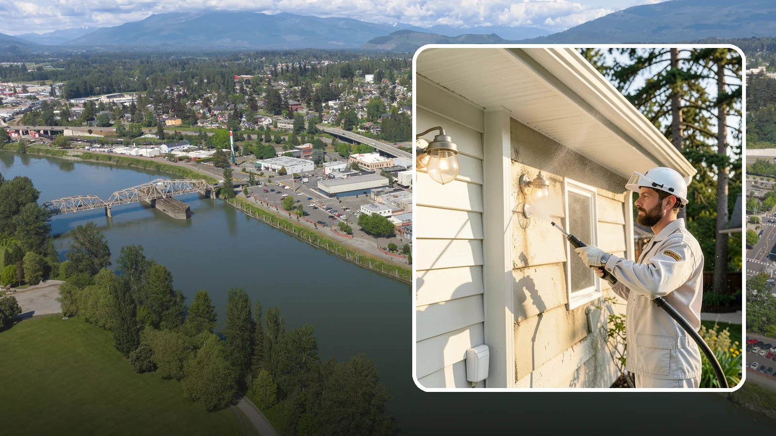 Exterior Light Fixture Cleaning in Mount Vernon, Skagit County, WA - We hand clean porch and coach lights to clear cobwebs, insect debris, and oxidation from glass and metal fixtures.