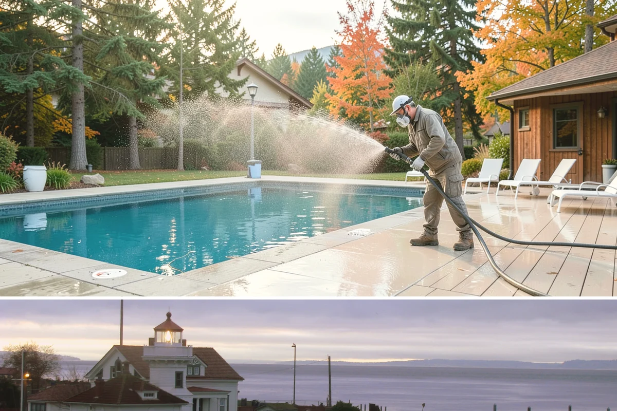 Exterior Light Fixture Cleaning in Mukilteo, Snohomish County, WA - Late summer is a great time to clear the season's insect debris before shorter Northwest days rely on outdoor lighting.