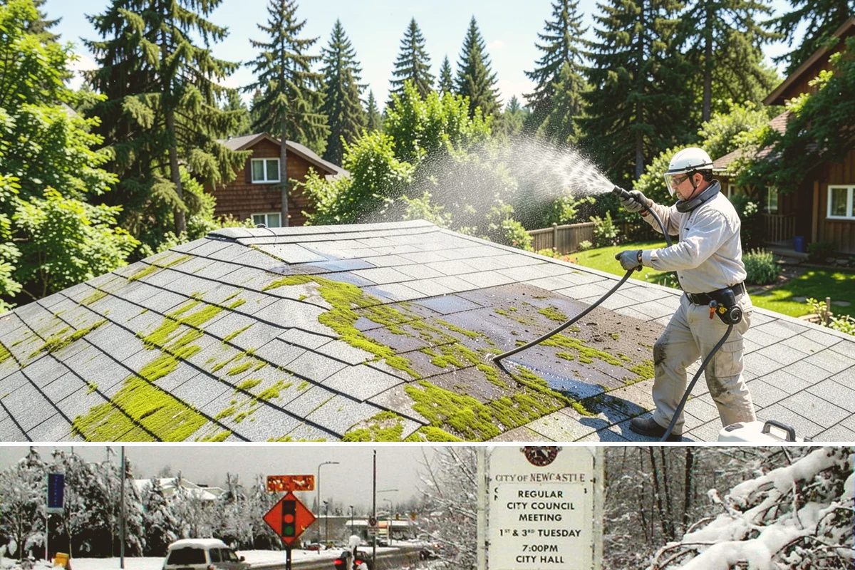 Exterior Light Fixture Cleaning in Newcastle, King County, WA - Late summer is a great time to clear the season's insect debris before shorter Northwest days rely on outdoor lighting.