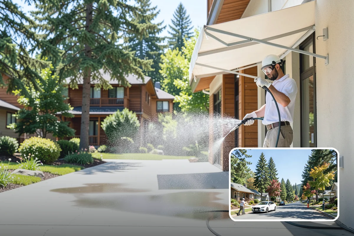 Exterior Light Fixture Cleaning in Orting, Pierce County, WA - Restores full brightness by clearing haze from glass panels